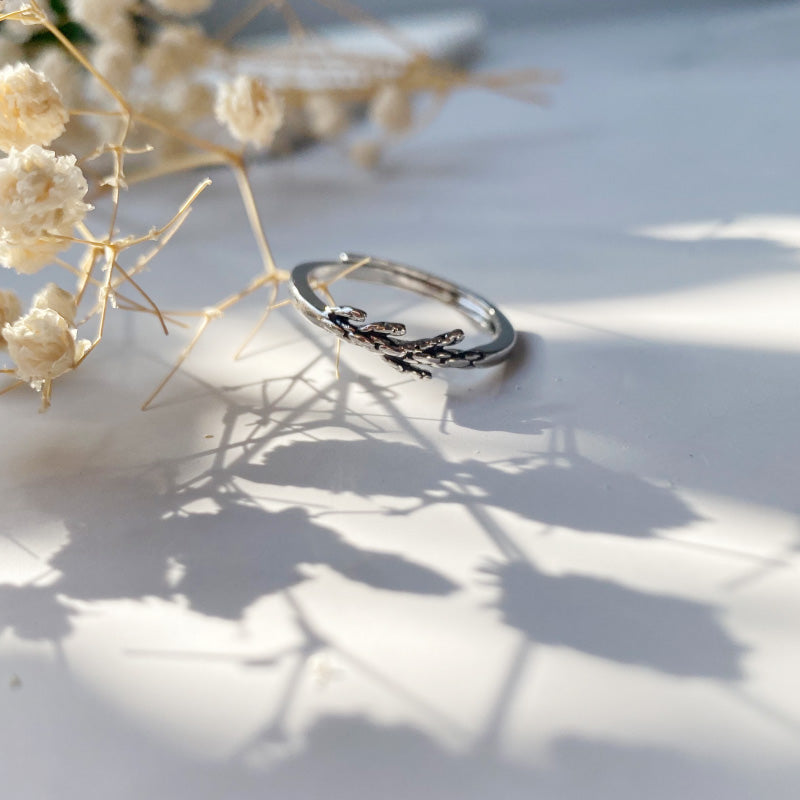 Silver Willow Ring