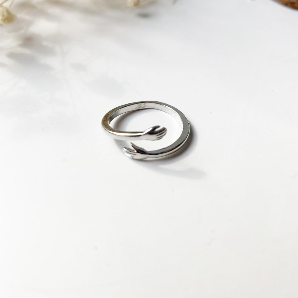 Silver Embrace Ring