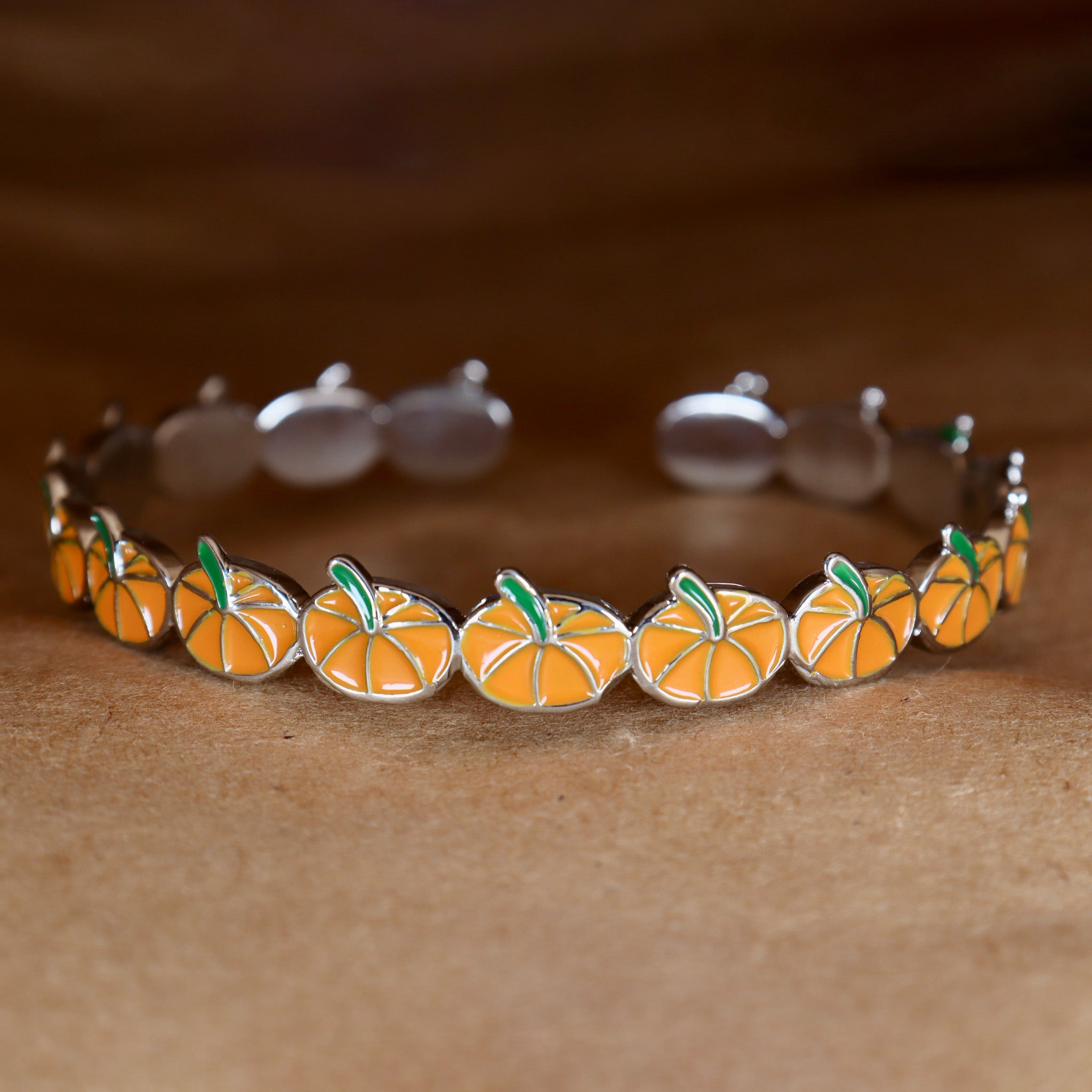 Pumpkin Charm Bracelet