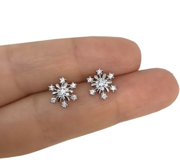 Snow Flake Earrings - ASPENS JEWELERS